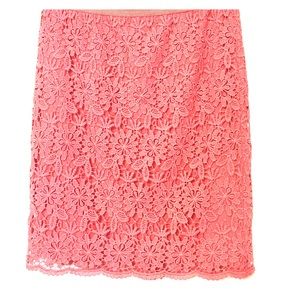 Ann Taylor Floral lace skirt